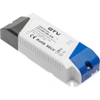 Блок питания для светодиодов GTV LD-ZAS12W-30N LED 12W Блок питания для светодиодов GTV LD-ZAS12W-30N LED 12W