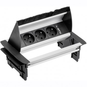 Блок розеток настольный GTV AE-PBC3GU-53BKS 3 розетки Блок розеток настольный GTV AE-PBC3GU-53BKS 3 розетки