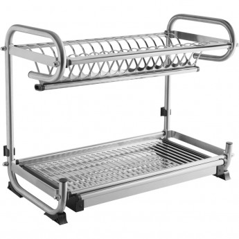 Двухуровневая сушка, настольная, цвет инокс GTV OC-A0450-06 Двухуровневая сушка, настольная, цвет инокс GTV OC-A0450-06