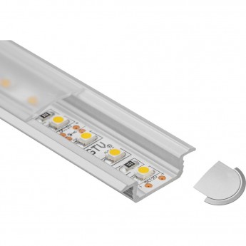 Комплект профиля GLAX врезной GTV PA-ZGLAXOMZ-00 2м