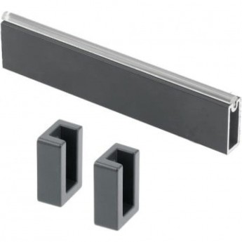 Комплект штанга гардеробная прямоугольная, с антискользящей вставкой, 3м, графит GTV WG-RRPSET-A-60 Комплект штанга гардеробная прямоугольная, с антискользящей вставкой, 3м, графит GTV WG-RRPSET-A-60