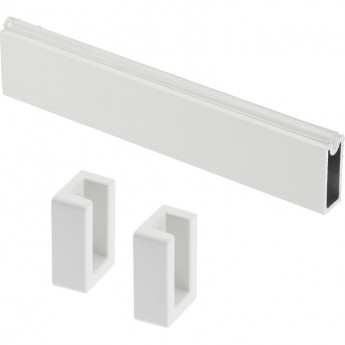 Комплект - штанга гардеробная прямоугольная с антискользящей вставкой GTV WG-RRPSET-B-10 Комплект - штанга гардеробная прямоугольная с антискользящей вставкой GTV WG-RRPSET-B-10