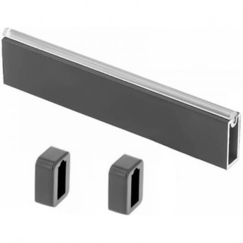 Комплект - штанга гардеробная прямоугольная с антискользящей вставкой GTV WG-RRPSET-B-60 Комплект - штанга гардеробная прямоугольная с антискользящей вставкой GTV WG-RRPSET-B-60