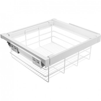 Корзина для белья, белая, с доводчиком, полного выдвижения GTV WG-KOSZ70-10 Корзина для белья, белая, с доводчиком, полного выдвижения GTV WG-KOSZ70-10