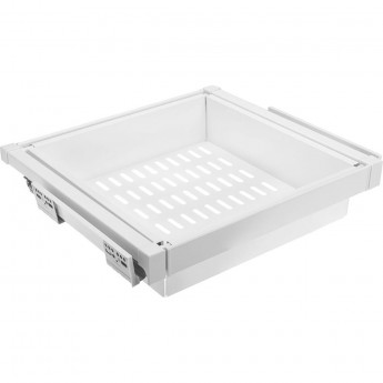 Корзина для белья перфорированная, белая, с доводчиком, полного выдвижения GTV WG-KOSZM90-10 Корзина для белья перфорированная, белая, с доводчиком, полного выдвижения GTV WG-KOSZM90-10