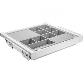 Корзина с органайзером, белая, с доводчиком полного выдвижения GTV WG-PRZEG80-10 Корзина с органайзером, белая, с доводчиком полного выдвижения GTV WG-PRZEG80-10