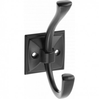 Крючок мебельный GTV WZ-MADRYT-20M MADRYT, черный матовый (комплект 2 шт) Крючок мебельный GTV WZ-MADRYT-20M MADRYT, черный матовый (комплект 2 шт)