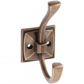 Крючок мебельный MADRYT, античная медь GTV WZ-MADRYT-15 Крючок мебельный MADRYT, античная медь GTV WZ-MADRYT-15