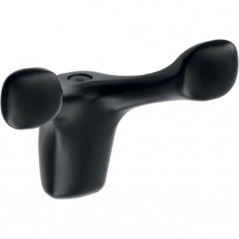 Крючок мебельный TOLEDO B, черный матовый GTV WZ-TOLED-B0-20M Крючок мебельный TOLEDO B, черный матовый GTV WZ-TOLED-B0-20M