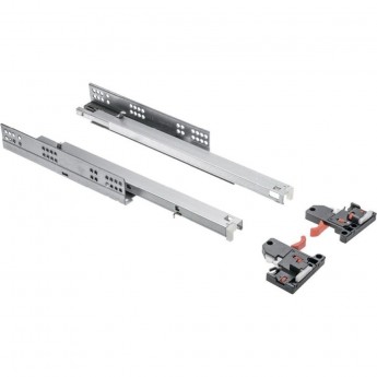 Направляющая нижнего монтажа 550 Modern Slide с доводчиком, полное выдвижение GTV PB-3D0SHX18-550-H Направляющая нижнего монтажа 550 Modern Slide с доводчиком, полное выдвижение GTV PB-3D0SHX18-550-H