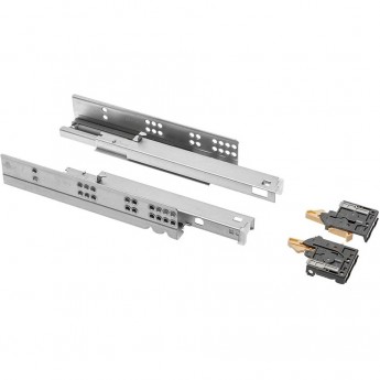 Направляющие MODERN SLIDE L-250 полного выдвижения с доводчиком GTV PB-0SHX-250-A Направляющие MODERN SLIDE L-250 полного выдвижения с доводчиком GTV PB-0SHX-250-A