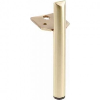 Ножка мебельная RONDA h-150 GTV NM-RONDA-150-18 брашированное золото Ножка мебельная RONDA h-150 GTV NM-RONDA-150-18 брашированное золото