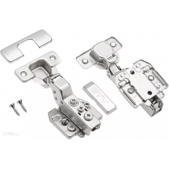 Петля GTV 07 внутренняя самозакрывающаяся с регулировкой силы доводчика, с еврошурупом Петля GTV 07 внутренняя самозакрывающаяся с регулировкой силы доводчика, с еврошурупом