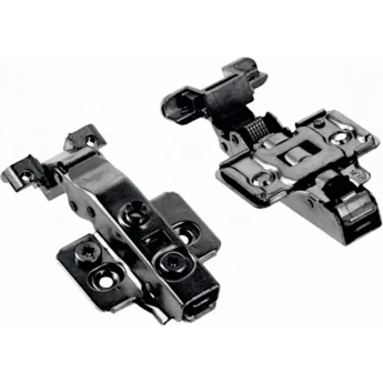 Петля GTV ZM-HCSLRALU08-3DBEO полунакладная для алюминиевых рамок самозакрывающаяся с клипом с ответной планкой H-0 , без еврошурупа Петля GTV ZM-HCSLRALU08-3DBEO полунакладная для алюминиевых рамок самозакрывающаяся с клипом с ответной планкой H-0 , без еврошурупа