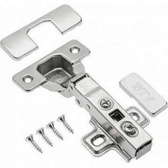 Петля GTV ZM-ECHC09BEO накладная самозакрывающаяся с планкой H-0 (комплект 4 шт) Петля GTV ZM-ECHC09BEO накладная самозакрывающаяся с планкой H-0 (комплект 4 шт)