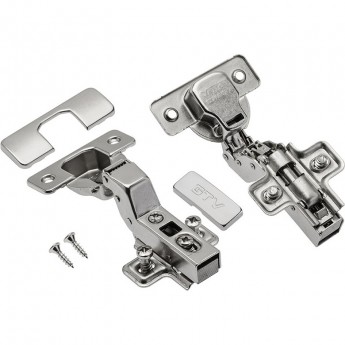 Петля GTV.ZM-ECHC07BEO внутренняя самозакрывающаяся с планкой H-0 (комплект 4 шт) Петля GTV.ZM-ECHC07BEO внутренняя самозакрывающаяся с планкой H-0 (комплект 4 шт)