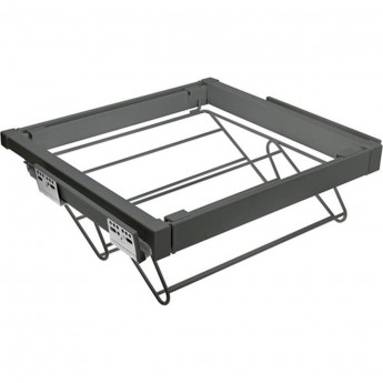 Полка для обуви, графит, с доводчиком, полного выдвижения GTV WG-POBUW60-60 Полка для обуви, графит, с доводчиком, полного выдвижения GTV WG-POBUW60-60