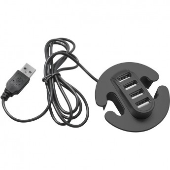 Разветвитель для USB на 4 порта GTV HB-USB-4X-20 черный Разветвитель для USB на 4 порта GTV HB-USB-4X-20 черный