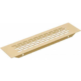 Решетка вентиляционная GTV 245х60 мм, золото Решетка вентиляционная GTV 245х60 мм, золото