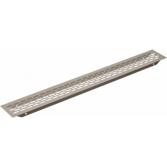 Решетка вентиляционная GTV 484х60 мм, светлый антрацит Решетка вентиляционная GTV 484х60 мм, светлый антрацит