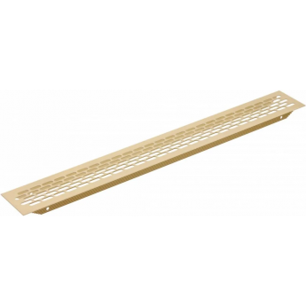 Решетка вентиляционная GTV 484х60 мм, золото Решетка вентиляционная GTV 484х60 мм, золото