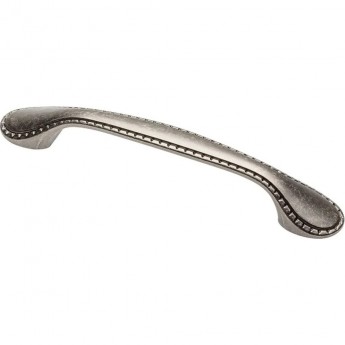 Ручка мебельная PALERMO, античное серебро GTV UZ-PALER-128-07 Ручка мебельная PALERMO, античное серебро GTV UZ-PALER-128-07