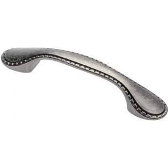 Ручка мебельная PALERMO, античное серебро GTV UZ-PALER-96-07 Ручка мебельная PALERMO, античное серебро GTV UZ-PALER-96-07