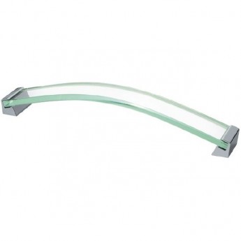 Ручка мебельная ROSES, прозрачное стекло + ножка хром GTV UZ-R256PR-01 Ручка мебельная ROSES, прозрачное стекло + ножка хром GTV UZ-R256PR-01