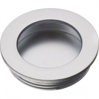 Ручка врезная круглая D-40 UZ В224 матовый хром GTV UZ-00B224-05 Ручка врезная круглая D-40 UZ В224 матовый хром GTV UZ-00B224-05