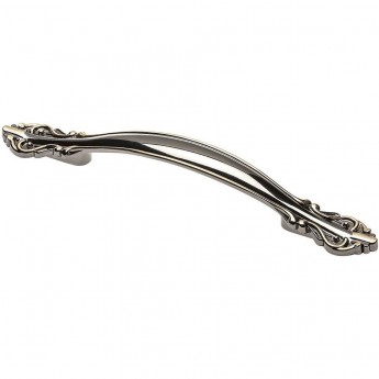 Ручка WERONA 96 черный хром + золото GTV UZ-WERON-96-12 Ручка WERONA 96 черный хром + золото GTV UZ-WERON-96-12