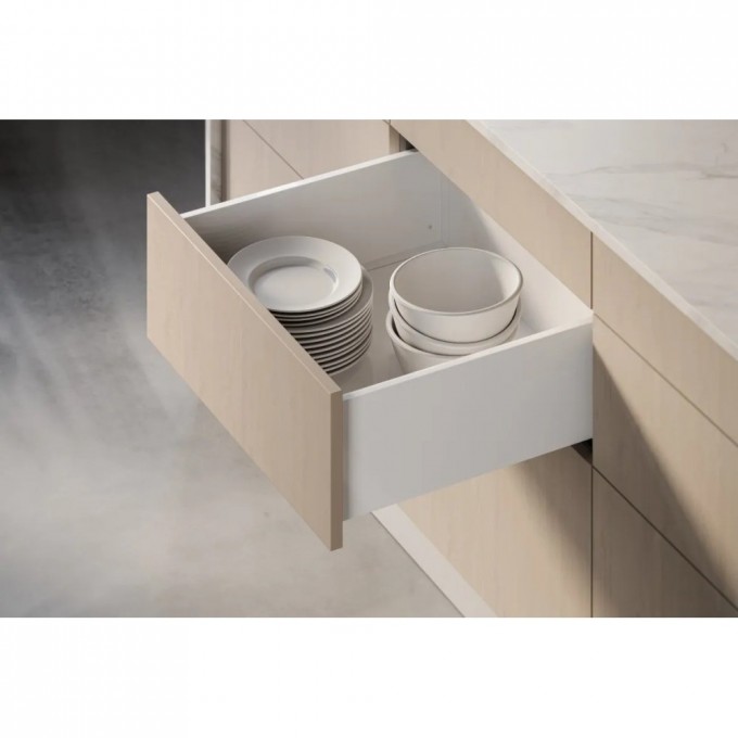 Выдвижной ящик GTV AXIS PRO L500мм средний белый PB-AXISPRO-P2O-KPL500B1