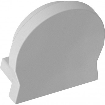 Заглушка GTV PA-ZASGLAXMNKO-00 для профиля GLAX MINI полукруглая, цвет серебристый, 10 шт