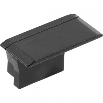 Заглушка GTV PA-ZASGLAXMW-20M для профиля GLAX MINI врезного высокого, цвет черный матовый 10 шт